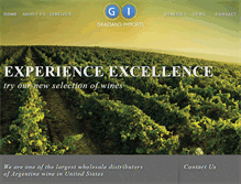 Tablet Screenshot of grazianoimport.com